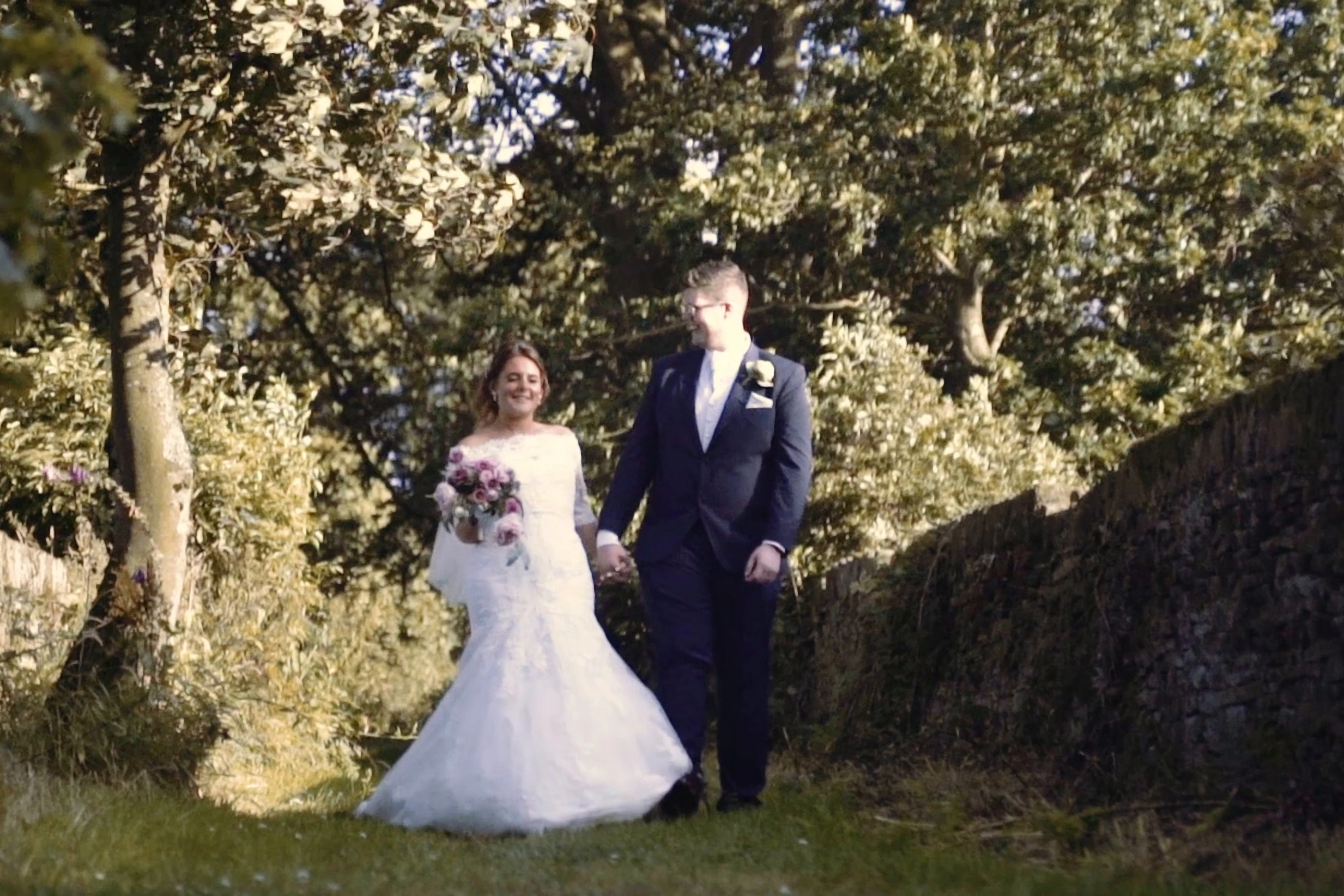 Laura & Chris at Helme Church & Meltham Golf Club