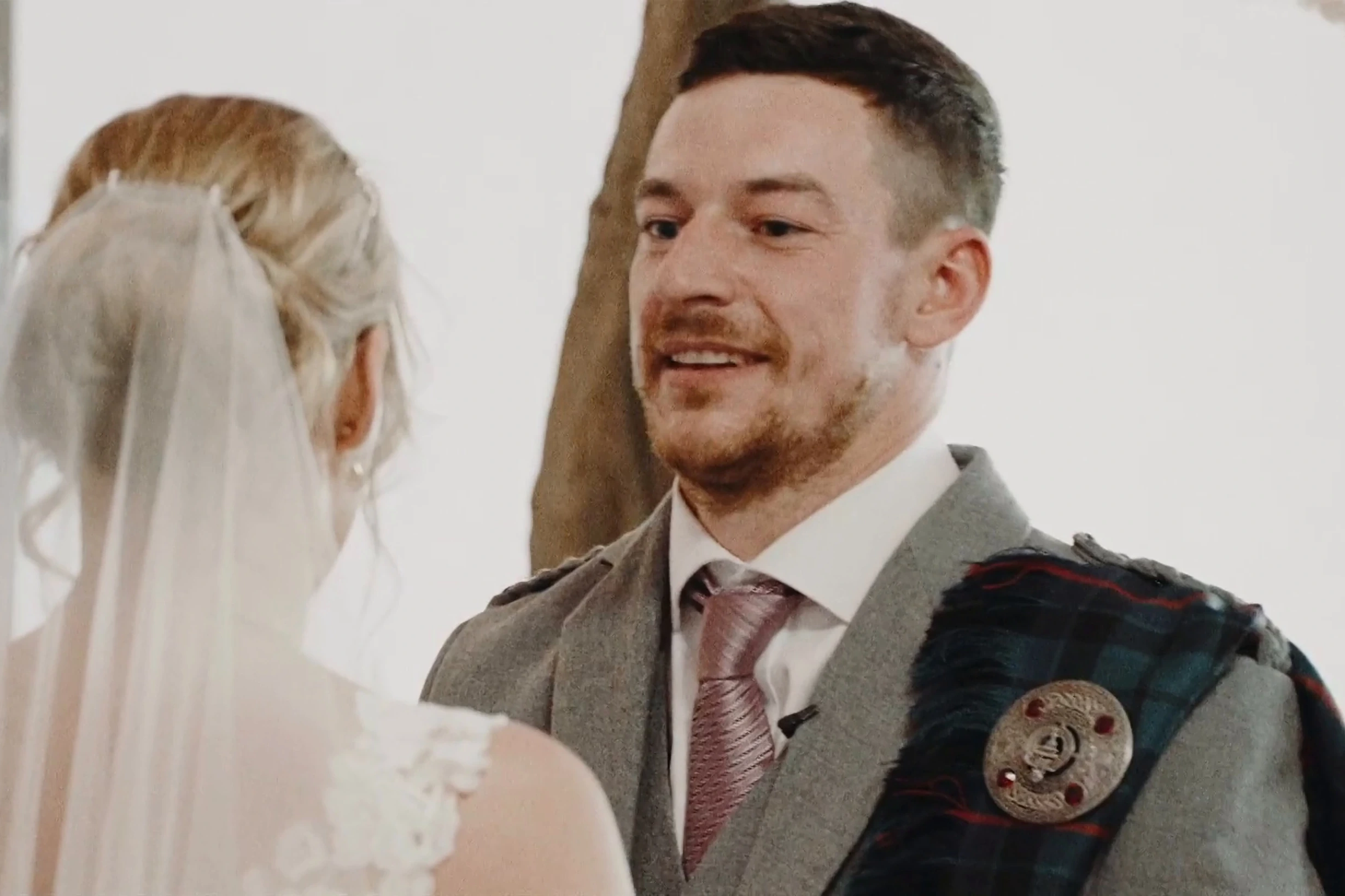 Leanne & Iain at Oaklands Hall Hotel